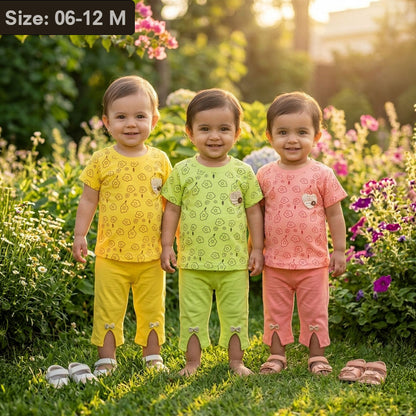 Imported Floral Printed Baby Girl Summer Dress – Soft & Stretchable Summer Wear