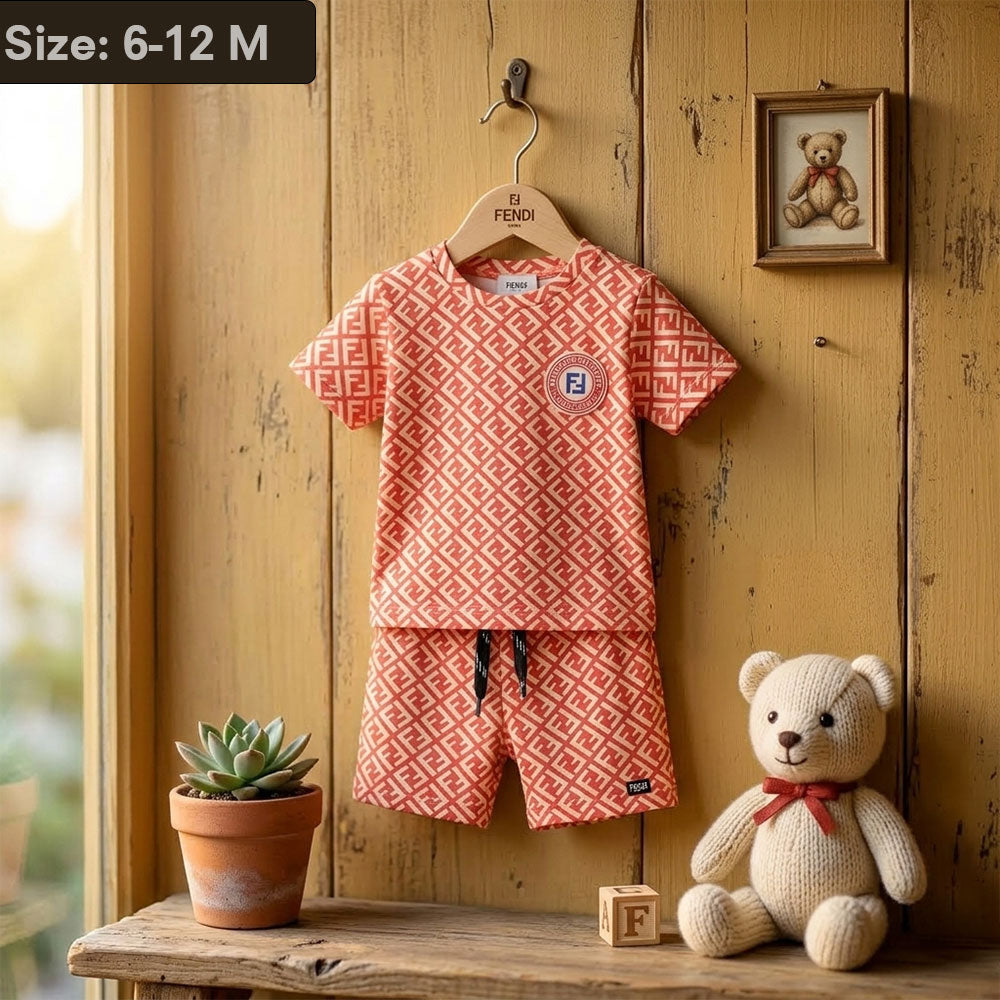 summer printed dress for kids